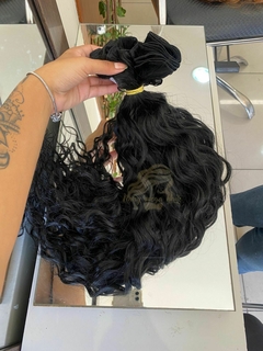 CABELO CACHEADO PRETO 70CM - comprar online