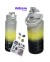 Botella Deportiva Motivacional x2 con apliques y stickers en internet