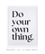 Do your own thing - loja online