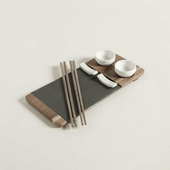 Set de sushi para dos bamboo en internet