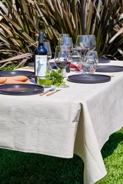 Mantel Rafia Impermeable Arena – 140 x 300 cm - tienda online