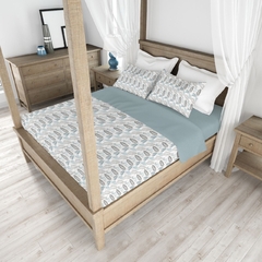 Sábanas 100% algodón 150 hilos estampadas Queen - comprar online