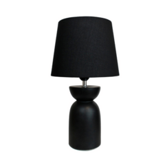 Lámpara Cerámica Negra “Onyx” - comprar online