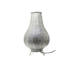 Lampara de mesa marruecos 148 plata