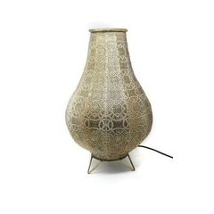 LAMPARA DE MESA MARRUECOS 54 ORO