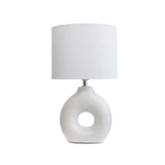 Lámpara cerámica calada Blanca jaspeada - comprar online