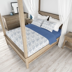 Sábanas 100 % algodon 150 hilos estámpadas Twin - Chula home deco