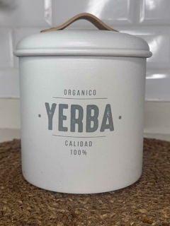 Contenedor de Yerba Blanco - Chula home deco