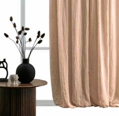 Set x2 paños de Cortinas de ambiente en tusor de 2.10 mts Siena - tienda online