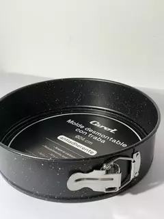 Molde antiadherente desmontable con traba 24 cm