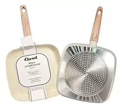 Bifera Antiadherente 26 cm con mango de silicona Carol Línea Granito - Chula home deco