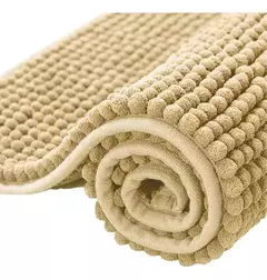 Alfombra para baño con base antideslizante 40x60 cm SHAGGY