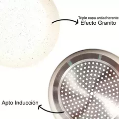 Sartenes Antiadherentes - Granito Crema Carol - Chula home deco