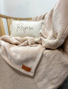 Manta/frazada de flannel con corderito - Chula home deco