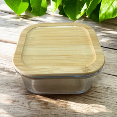 Contenedor hermético de vidrio templado - Chula home deco