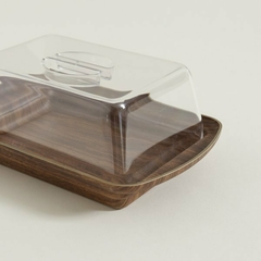 Recipiente rectangular con tapa acrilica - comprar online