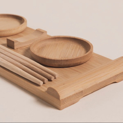 Set de sushi para dos bamboo en internet