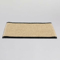 Individual de yute con bordes negros - Chula home deco