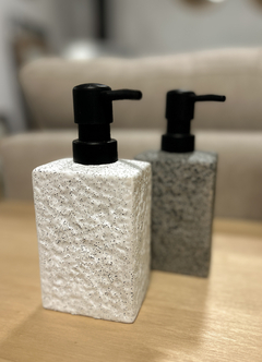 Dispenser Cuadrado Granito Blanco en internet