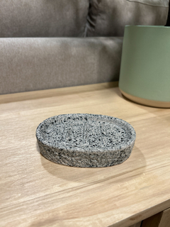 Jabonera Ovalada de Granito Gris - Chula home deco