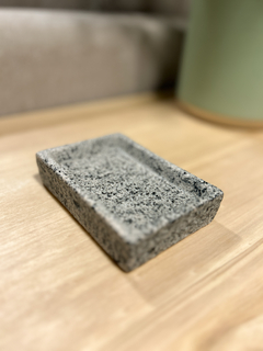 Jabonera Rectangular de Granito Gris en internet