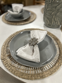 Plato de cerámica Gris - tienda online