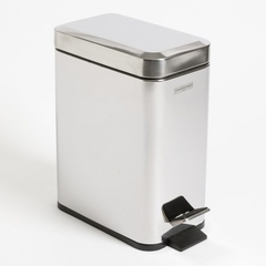 Tacho acero angosto cierre soft silver redondo 5 LTS - comprar online