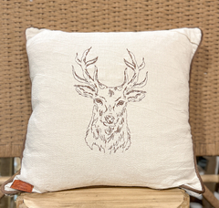Almohadón Ciervo 60x60 cm - tienda online