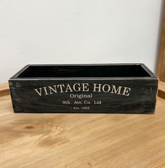 Caja organizadora de madera estilo industrial "Farmhouse/Vintage" - Chula home deco