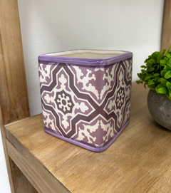 Macetas de Azulejos Violetas - Chula home deco