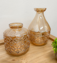 Florero de vidrio estilo botellón 22 cm - Chula home deco