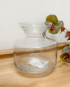 Florero de vidrio con cuello 12 cm - comprar online
