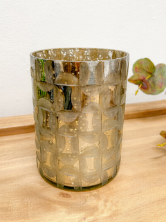 Florero Estilo Envejecido con Patrón Tallado - comprar online
