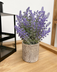 Lavanda artificial con maceta - comprar online