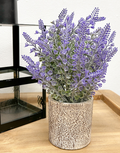 Lavanda artificial con maceta en internet