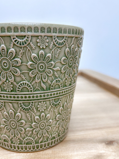 Maceta floral verde - Chula home deco