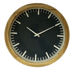 Reloj de pared clásico con marco de madera – Ø 30 cm - comprar online