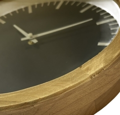 Reloj de pared clásico con marco de madera – Ø 30 cm en internet