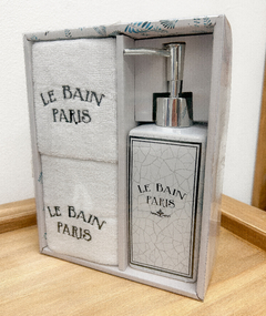 Set Le Bain Paris – Dispenser + 2 Toallas de Mano - comprar online