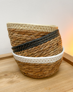 Canasto de Fibras Naturales – Ø20 x 10 cm - comprar online