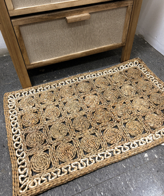 Alfombra de fibras naturales rectangular - Chula home deco