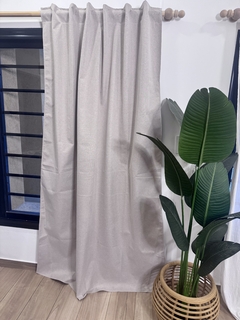Set x2 de Cortinas blackout en lino bifaz 2.10 mts - comprar online