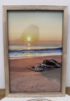 Cuadro marco de madera con vidrio 20x30 - comprar online