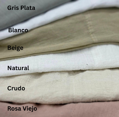 Set x2 paños de Cortinas de ambiente en gasa de tusor 2.10 mts Amalia - Chula home deco