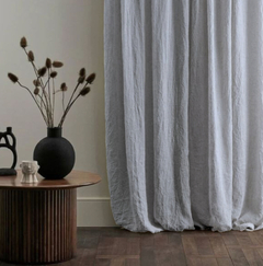 Set x2 paños de Cortinas de ambiente en gasa de tusor 2.10 mts Amalia - comprar online