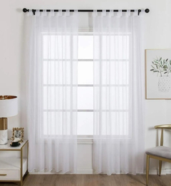 Set x2 paños de Cortinas de voile de 2.50 mts - comprar online