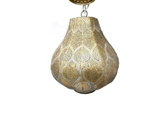 Lampara colgante marruecos 36 oro