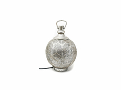 Lampara de mesa marruecos 147 plata