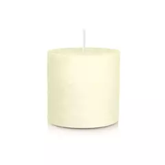 Vela Rustique Marfil sin aroma 10x10 cm - comprar online