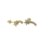 Brinco Estrela Cadente Ouro 18k